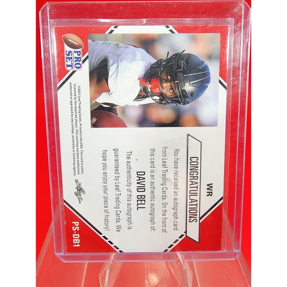2021 Pro Set Rookie Auto David Bell RC - Picture 2 of 7
